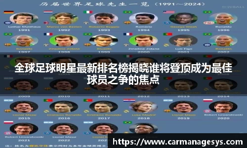 全球足球明星最新排名榜揭晓谁将登顶成为最佳球员之争的焦点